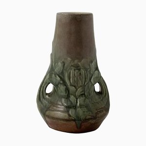 Vaso Höganäs Art Nouveau in ceramica