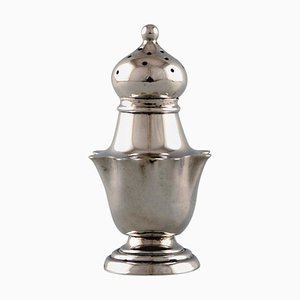 English Pepper Shaker in Silver, Late 19th Century