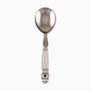 Cuillère de Service Georg Jensen Acorn en Argent Sterling