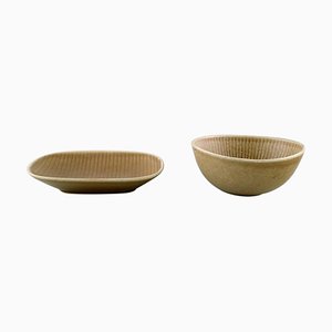 Rörstrand Ritzi Bowls in Glazed Ceramics, 1960s, Set of 2