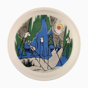 Comet in Moominland Porcelain Plate with Motif from Moomin from Arabia, Late 20th Century