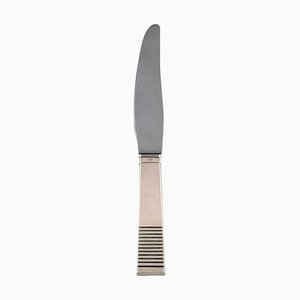 Parallel Dinner Knife in Sterling Silver from Georg Jensen, 1940s