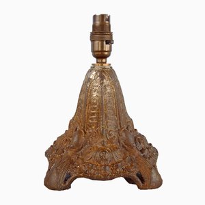 Antique Cast Iron Oil Lamp