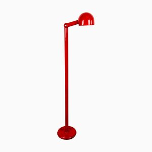 Italienische Stehlampe aus rotem Metall von Stilnovo, 1960er