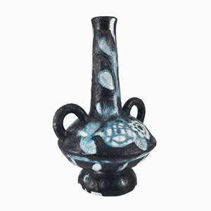 Vase Mid-Century Attribué à Guido Gambone pour Vietri, Italie