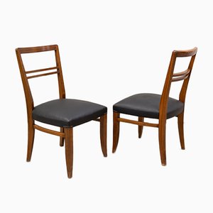 Art Deco Dining Chairs, 1930s, Set of 6