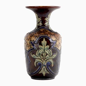 Art Nouveau Stoneware Vase by Eliza Simmance for Doulton Lambeth, 1884