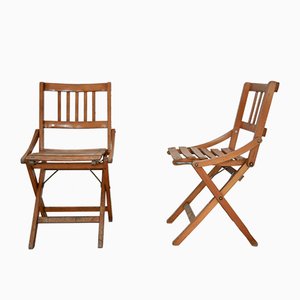 Chaises Pliantes pour Enfant Mid-Century de Fratelli Reguitti, Italie, Set de 2