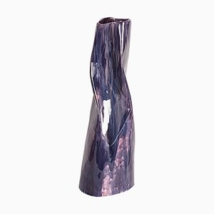 Large Glazed Ceramic Vase by Memi Costa, 1960s