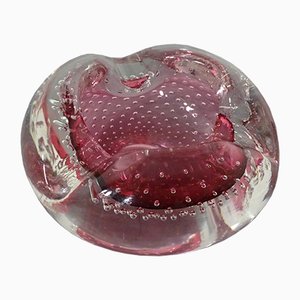 Italienische Aschenbecher aus Muranoglas, 1960er, 2er Set
