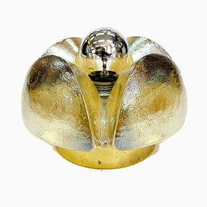 Cast Glass Sconce in the Style of Kalmar, 1970s
