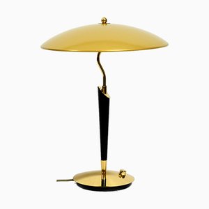 Large Brass Table Lamp from Hillebrand Lighting, 1960s