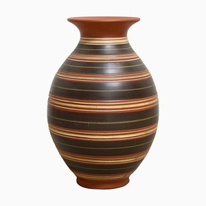 German Handmade Ceramic Vase, 1957
