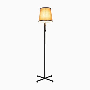 French Metal Floor Lamp with Adjustable Shade by Roger Fatus for Disderot, 1960s