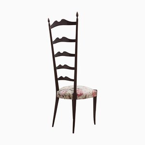 Italienische Chiavari Stühle mit Hoher Rückenlehne von Paolo Buffa, 1950er, 2er Set