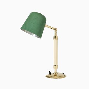 Lacquered Brass Table Lamp by Bertil Brisborg for Nordiska Kompaniet, 1940s