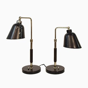 Bauhaus Model Goethe Table Lamps by Christian Dell for Bünte & Remmler, 1930s, Set of 2