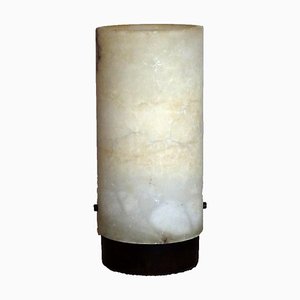Lampe Tube Alabaster Mid-Century, 1950s