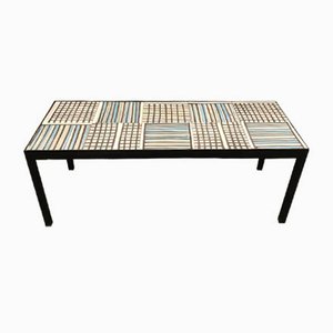 Mid-Century Ceramic Coffee Table by Roger Capron, 1960s