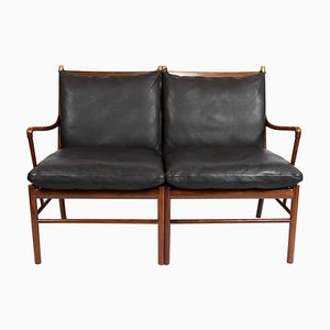 Modell OW149-2 Colonial 2-Sitzer Sofa aus Palisander von Ole Wanscher für P. Jeppesens Møbelfabrik, 1960er