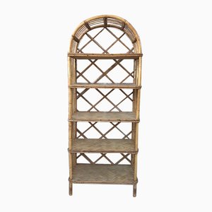 Mid-Century French Bamboo Etagere, 1960s
