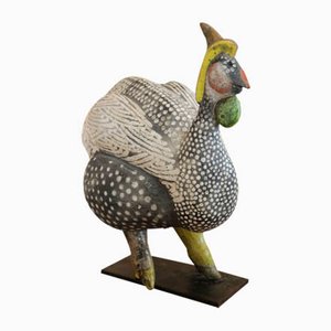 Keramik Vogel Skulptur von Roger Capron, 1960er