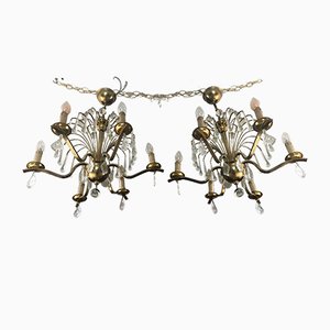 Chandeliers, 1950s, Set of 2