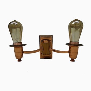 Art Deco English Catalin Butterscotch Colored Sconces, Set of 2