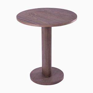 Galta Central Leg Walnut Round Table by SCMP Design Office