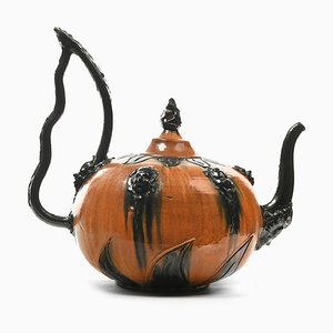 Large Ceramic Pumpkin Teapot