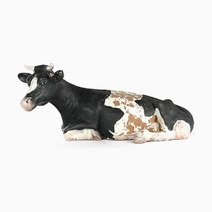 Fiber Cow Sculpture