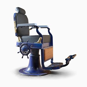 Blue Barber Chair