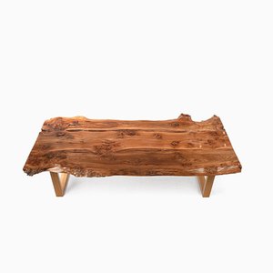 Mesa artesanal grande de madera