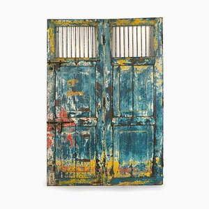Vintage Weathered Wooden Door