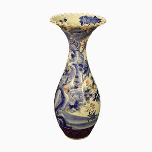 Glasierte japanische Keramik Vase aus Keramik, 1920er