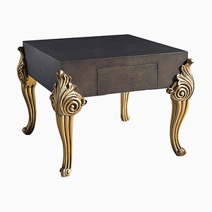 Side Table Finish Antiquary Gold on Wood from C.A. Spanish Handicraft