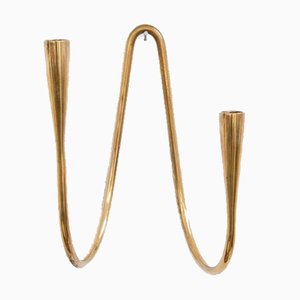 Wall Candleholder in Brass from Illums Bolighus