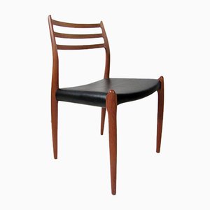 Teak Model 78 Dining Chairs by N.O. Moller for JL Moller, Set of 6