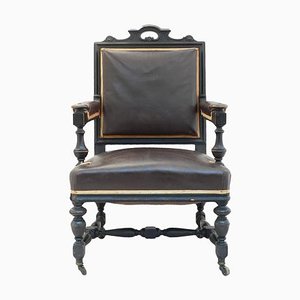 19th Century Conference Armchairs, Set of 2