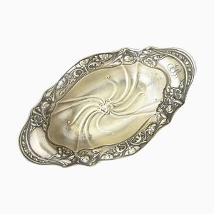Piatto Art Nouveau in argento sterling