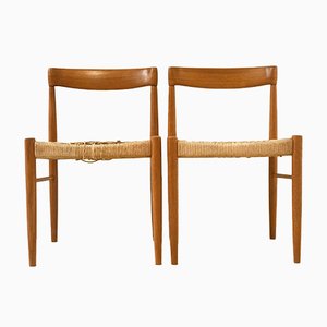 Danish Teak Dining Chairs, 1960s, Set of 2