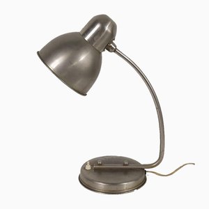 Lámpara de escritorio de metal cromado de Daalderop, años 30