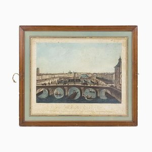 19th Century View of Paris Nr. 12 Color Print by Henri Courvoisier-Voisin & Pierre-Charles Coqueret