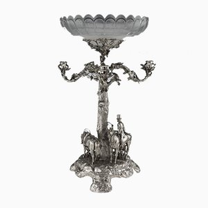 19th Century Victorian English Solid Silver Centerpiece from Robert Hennell IV, 1870s