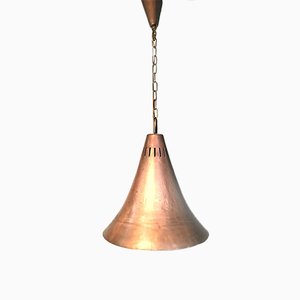 Swedish Copper Ceiling Lamp, 1960s