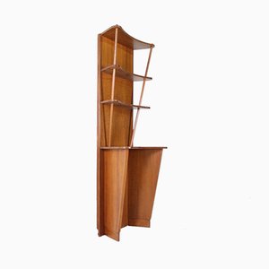 Art Deco Regale online bei Pamono Regal Bücherregal Wandregal Mahagoni dreiteilig wie antik