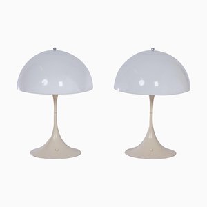 Panthella Table Lamps by Verner Panton for Louis Poulsen, 1970s, Set of 2