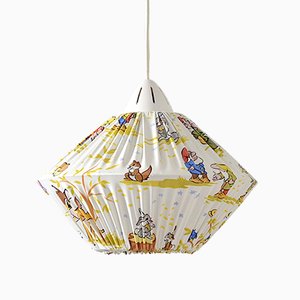 Lampada da soffitto da bambino con decorazione di Walt Disney, anni '50