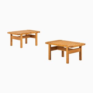 Danish Side Tables by Børge Mogensen for Fredericia Stolefabrik, 1950s, Set of 2