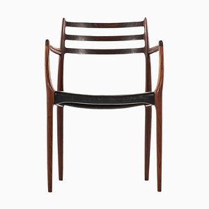 Fauteuil Modèle 62 en Palissandre par Niels Otto Møller pour JL Møllers Møbelfabrik, 1960s